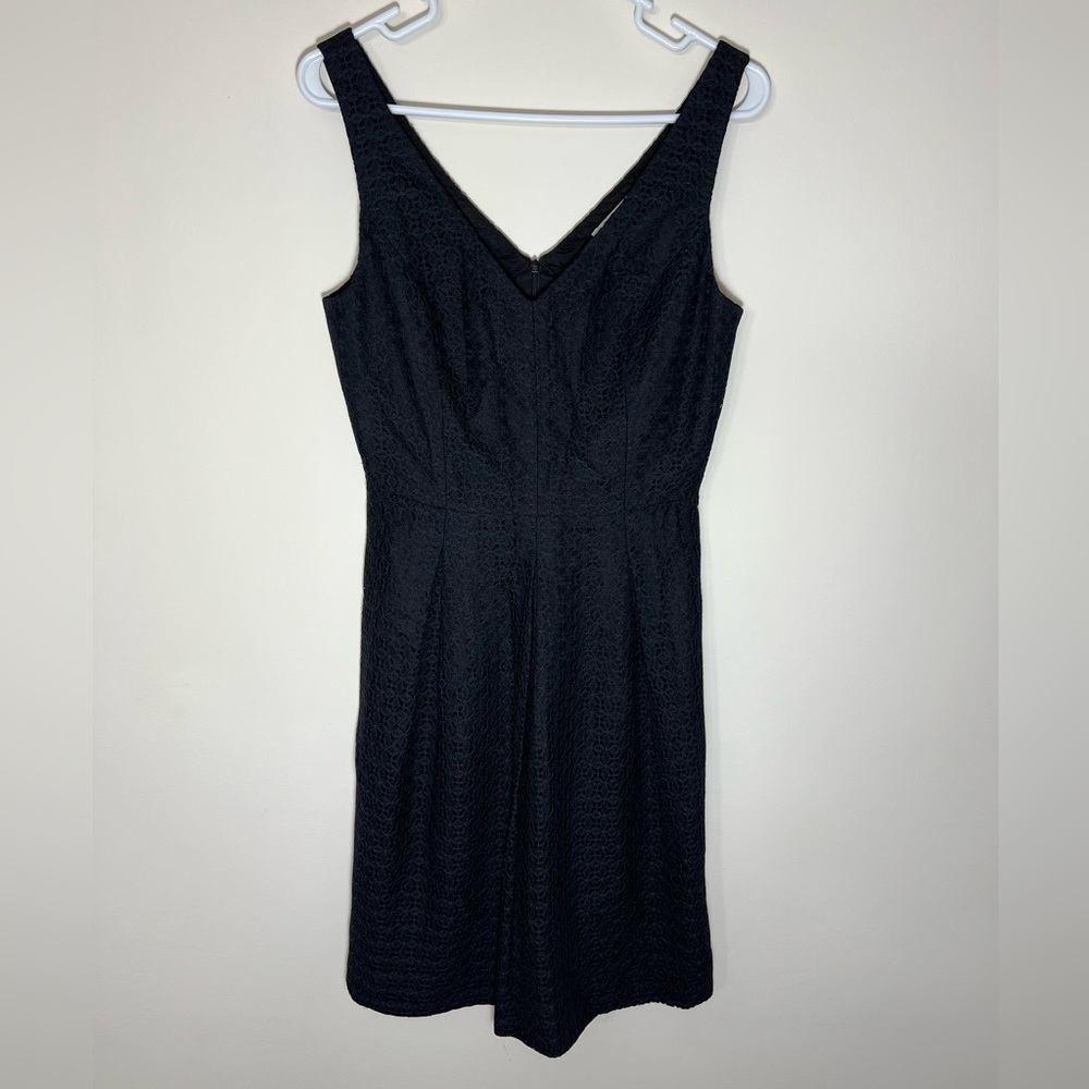 Trina Turk Black Crochet Cocktail Dress size 6